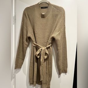 Tan Sweater Dress